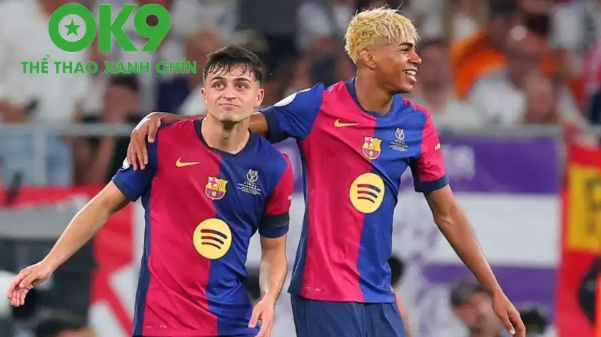 Bộ đôi cầu thủ xuất chúng của CLB Barcelona. (Ảnh: ESPN) Bộ đôi cầu thủ xuất chúng của CLB Barcelona.