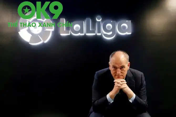 Chủ tịch Javier Tebas quyết đưa La Liga ra khỏi lãnh thổ TBN (Ảnh: MARCA)